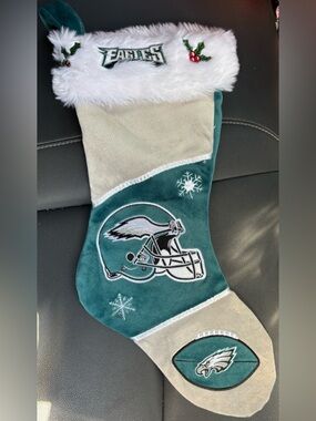 Philadelphia Eagles NFL Forever Collectibles Holiday Christmas Stocking Football